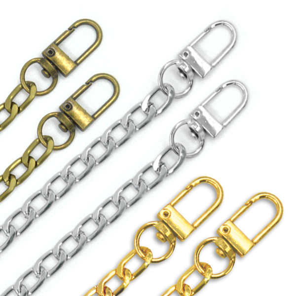 Alça Ombro Corrente com Mosquetão 1,2 Metros Bolsa Crossbody Metal Substituição Partes Acessórios em Oferta na Shopee