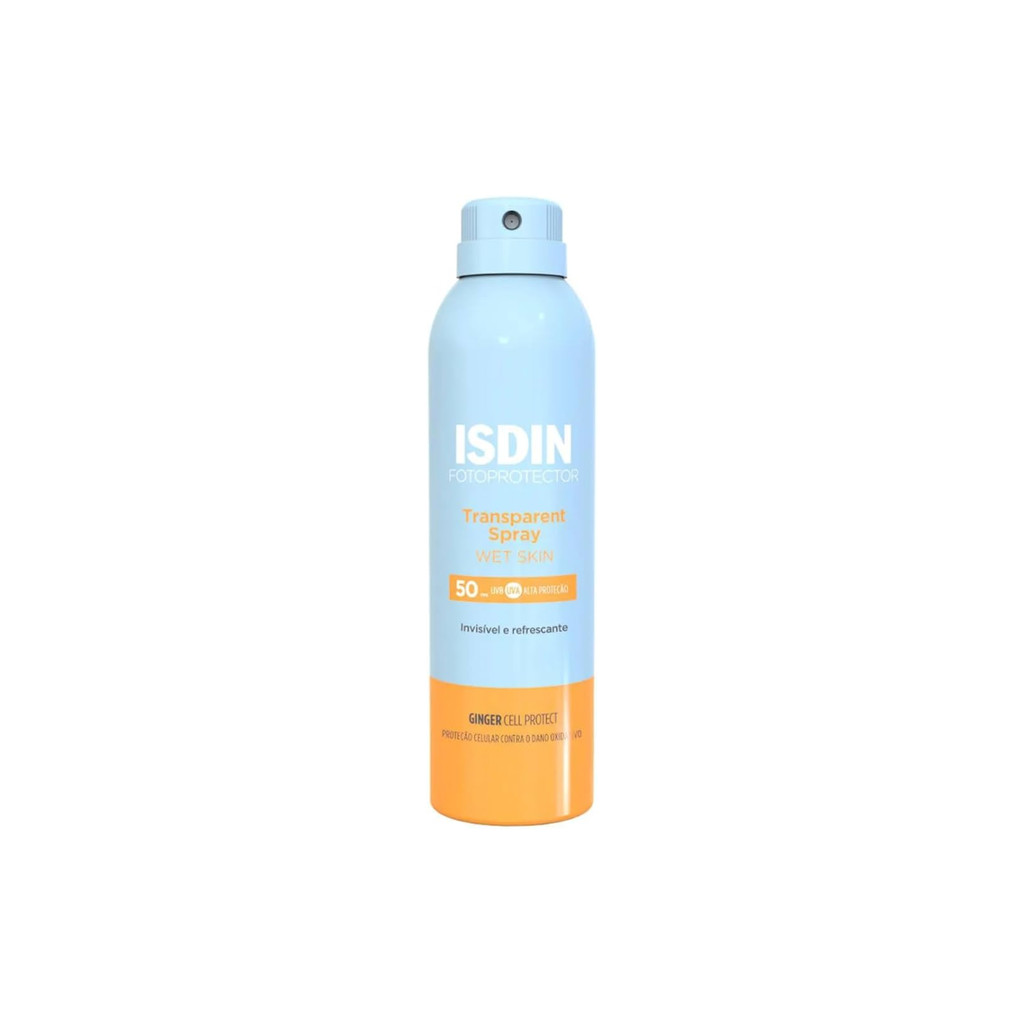 Protetor Solar Corporal Transparente Spray FPS 50 Isdin 250ml