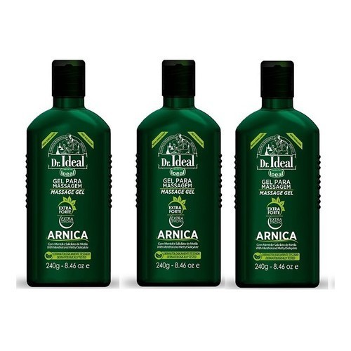 03 Gel Arnica  Dr. Ideal em Oferta na Shopee