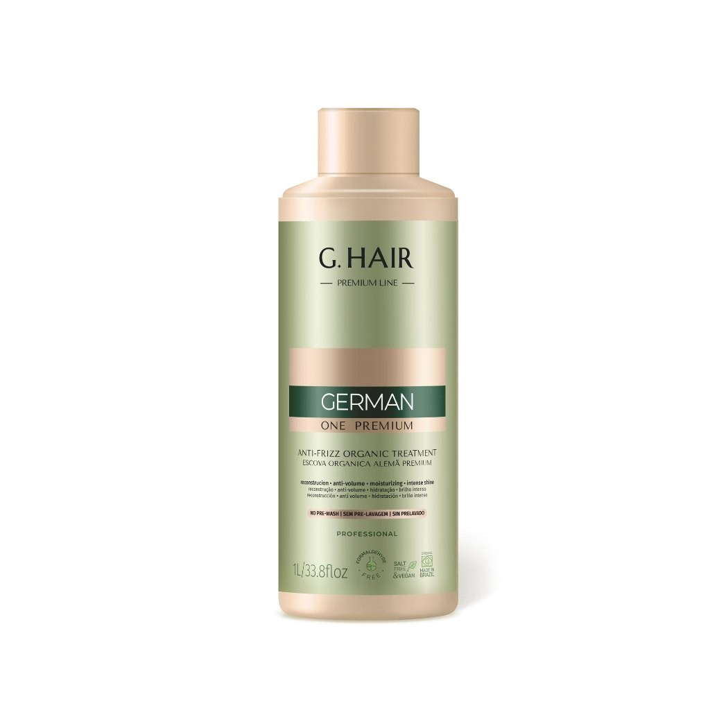 Escova Inoar GHair Alemã One Premium 1L Orgânica Sem Formol | Realinhamento Capilar Profissional