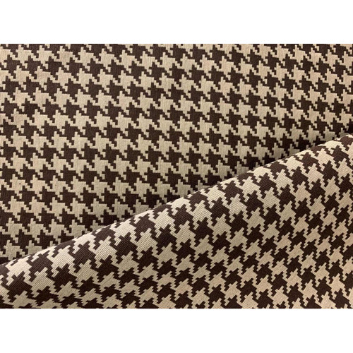 Tecido Decoração Jacquard Pied Poule Para Forrar Sofá Poltrona Fazer Manta 1,00 X 1,40m