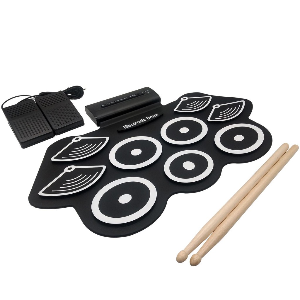 Bateria Eletronica Roll Up 9 Pads