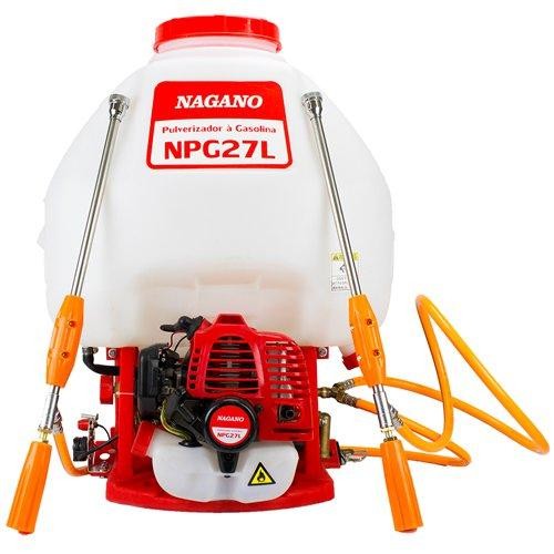 Pulverizador costal a Gasolina 25,6cc 27 Litros 2 lanças - NPG27L