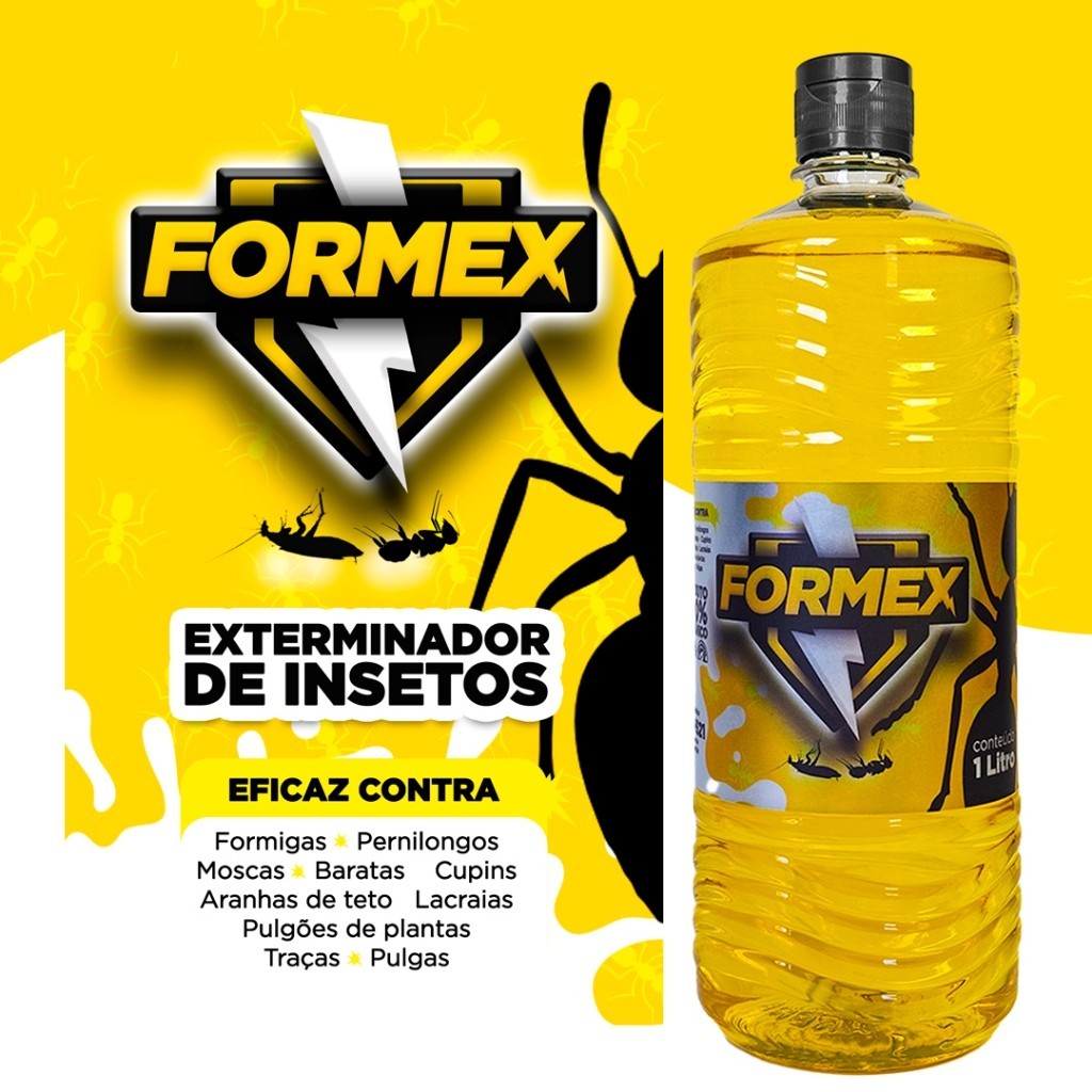 Mata Formiga Formex 100% Natural 1 Litro e 1 Spray Borrifador