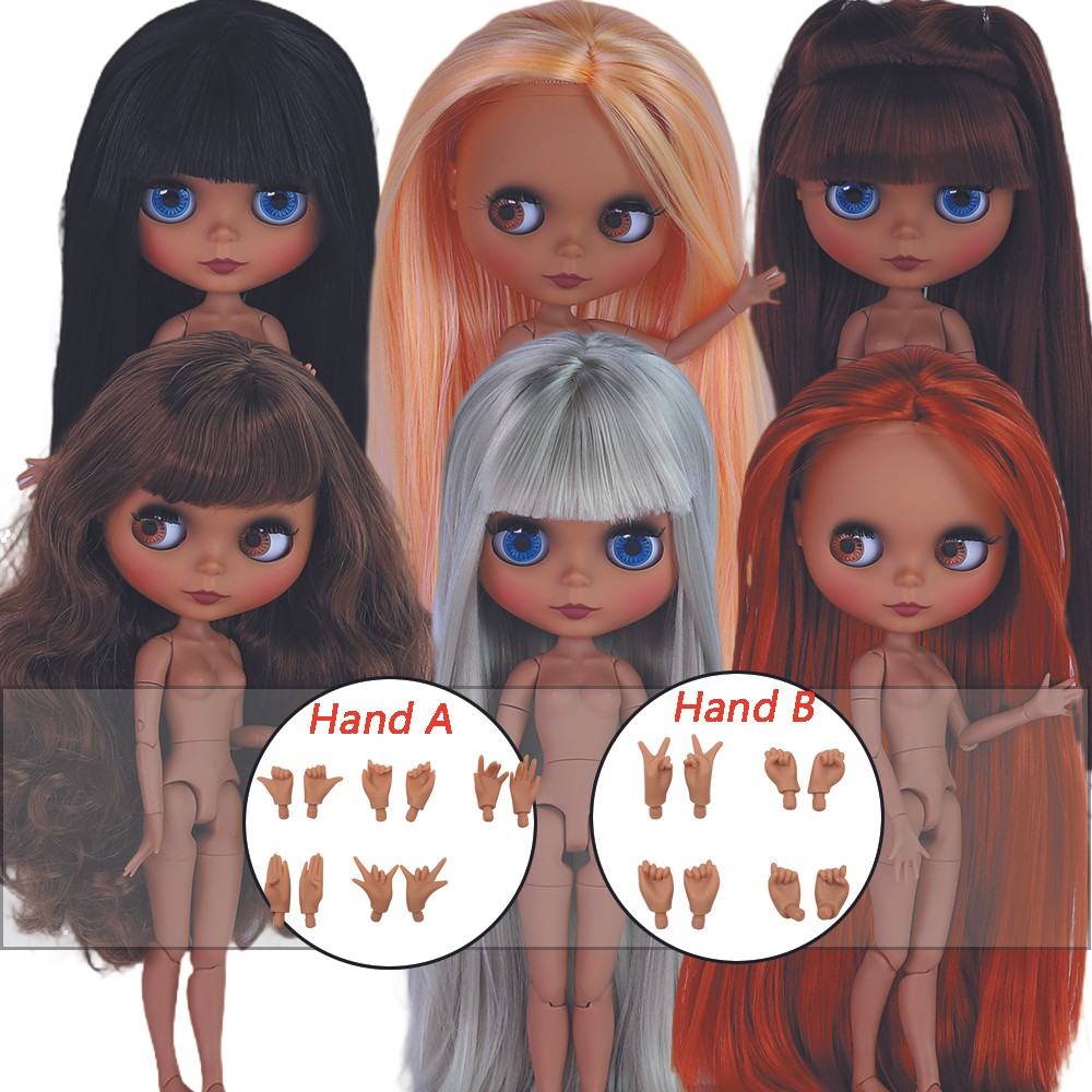 DBS blythe Pele Preta Rosto Fosco 19 Articulações em Oferta na Shopee