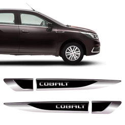 Aplique Lateral Cobalt 2016/2020 Emblema Para-Lama Resinado