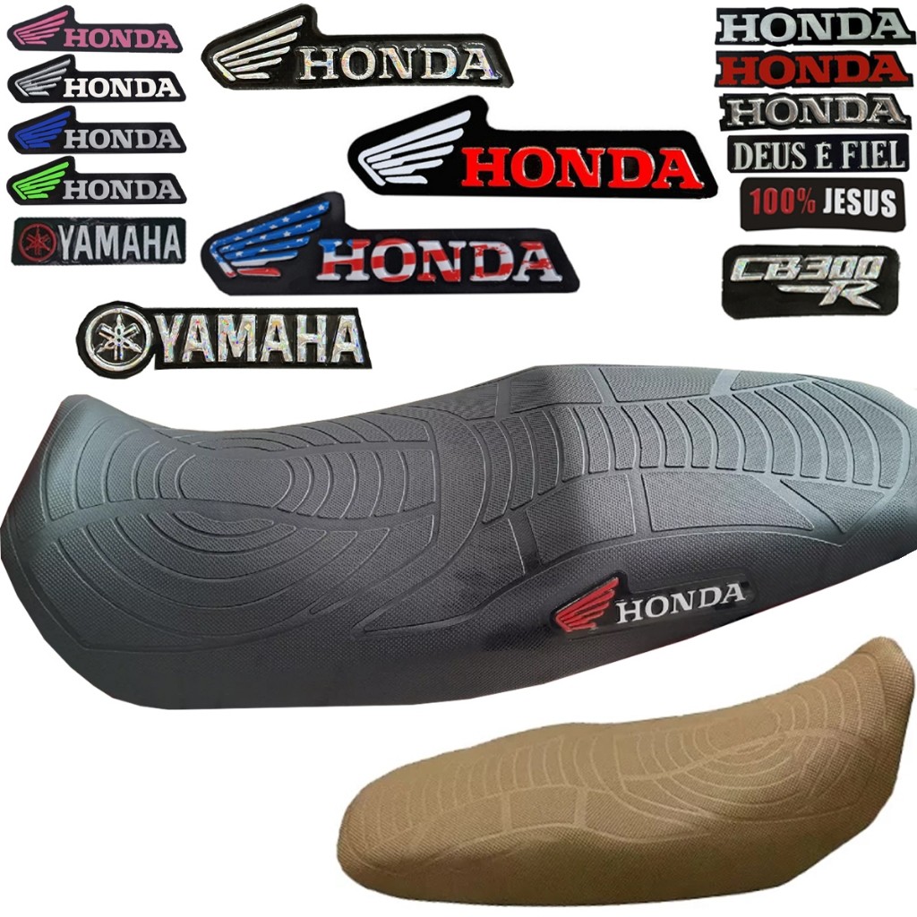 Capa Banco Emborrachada Moto Titan Fan Bros Twister YBR Xre Cb em Oferta na Shopee