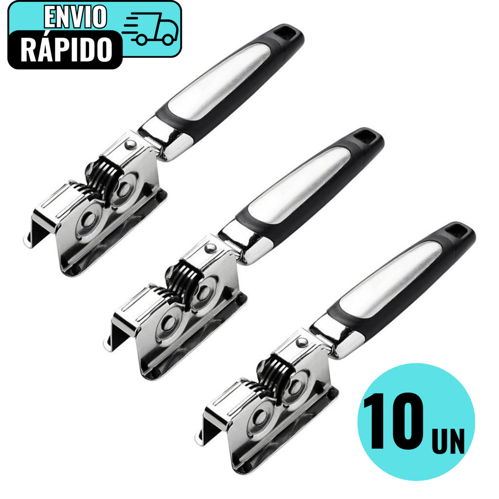 Kit 10 Afiador Amolador de Faca Inox Para Faca Cutelo Tesoura Corte Perfeito Restaurante Domicilio