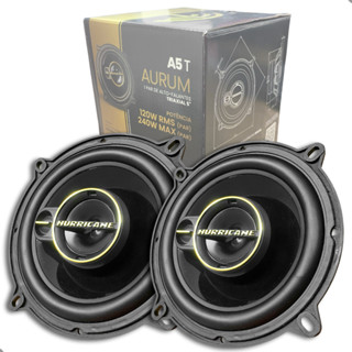 Par de Alto Falante 5 Polegadas Aurum A5T Triaxial Hurricane 120W RMS em Oferta na Shopee