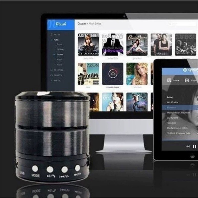 Mini Caixinha De Som  Bluetooth Portátil Bateria Recarregável em Oferta na Shopee