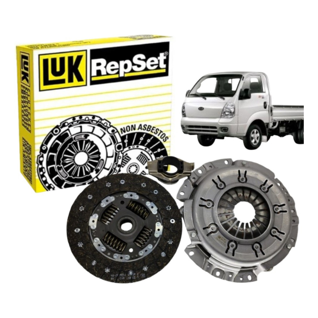Kit Embreagem Hr Longo Bongo K2500 2007 2008 2009 2010 2011 2012 Original Luk