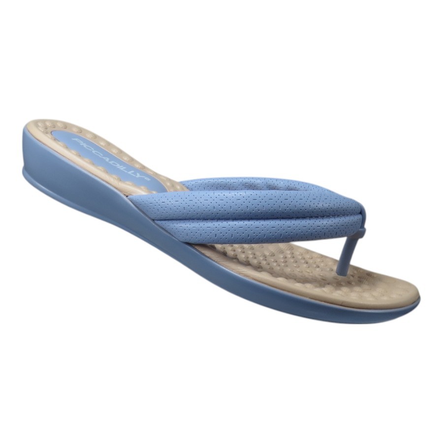Chinelo Feminino Piccadilly Salto Anabela 500324 Confortável em Oferta na Shopee