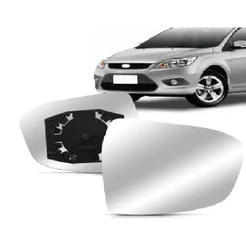 Lente Espelho C/ Base Retrovisor Focus 09 10 2011 2012 2013