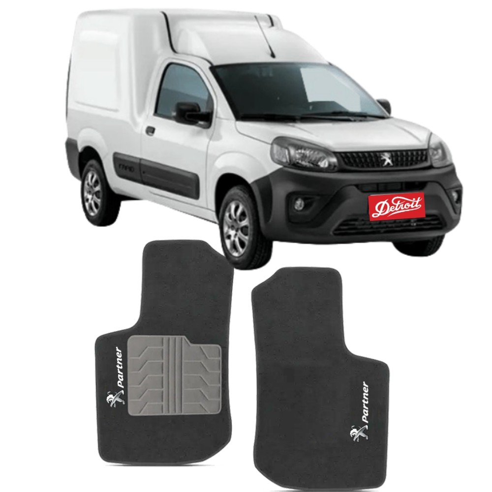 Tapete Peugeot Partner 2023 a 2025 Tevic TVPG8020G Carpete Pinado Grafite