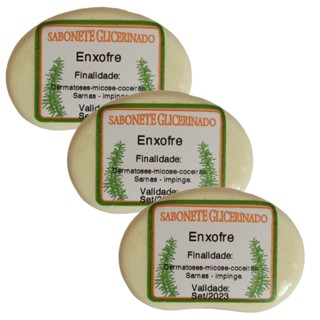 3 UN Sabonete Enxofre Extra Forte Sarna Micose Coceira em Oferta na Shopee