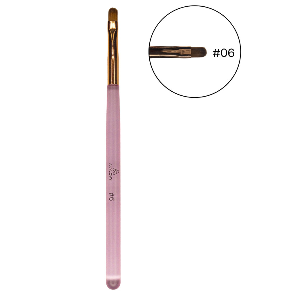 Pincel Língua de Gato #6 Anylovy – Profissional e Preciso em Oferta na Shopee