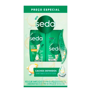 Kit Seda Cachos Definidos Shampoo 300ml + Condicionador 190ml em Oferta na Shopee