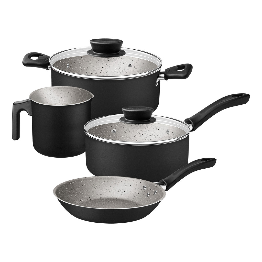 Jogo de Panelas Tramontina Preta - Comprar com Melhor Preço em Utensílios de Cozinha