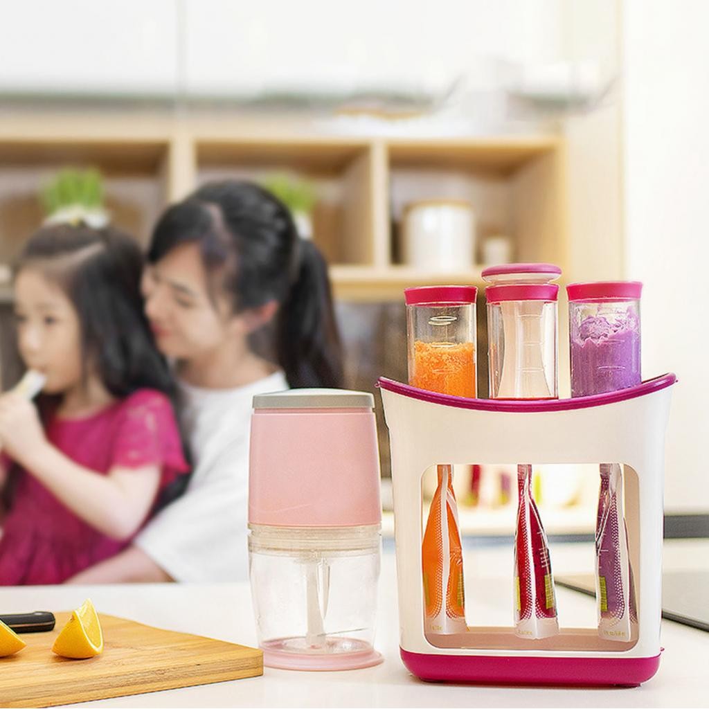 Baby Food Storage Pouches  Leakproof for Outdoor Use Yogurt