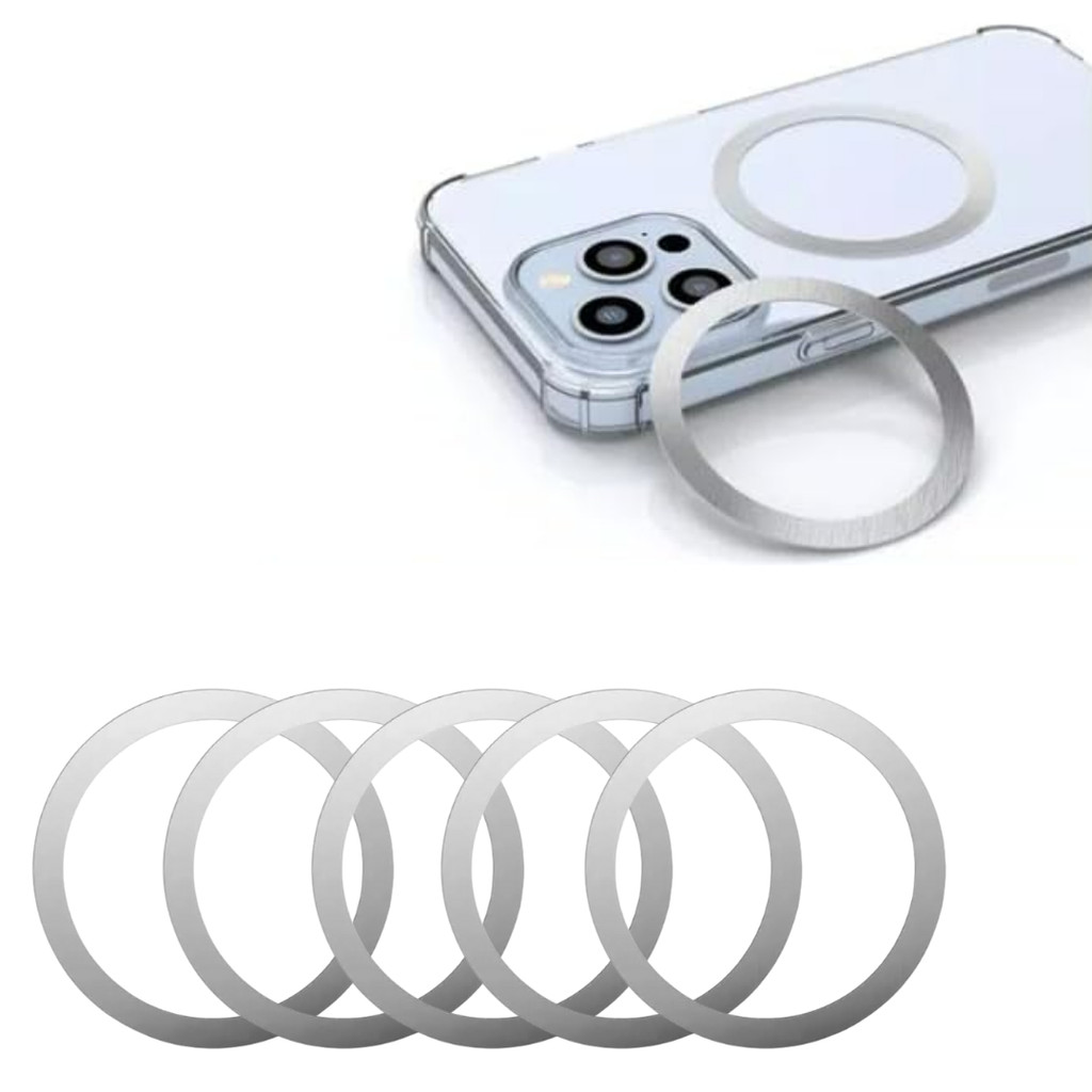 ANEL MAGNÉTICO PARA SMARTPHONES - KIT COM 5 em Oferta na Shopee