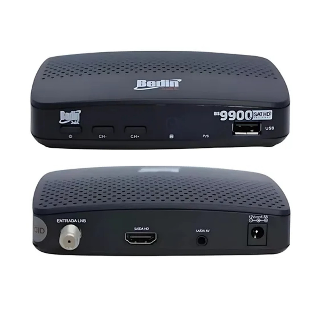 Aparelho para parabólica digital Bedin Sat bs 9900s banda ku