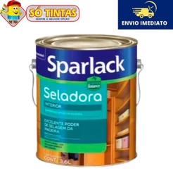 Seladora para Madeira Base Água Excelente Poder De Selagem da Madeira 3,6 Litros - Sparlack