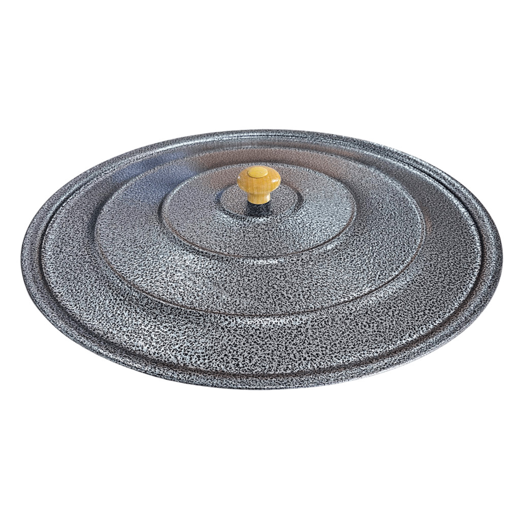 Tampa Redonda de Alumínio Craqueado de 50 Cm Para Chapa Disco de Arado Mk