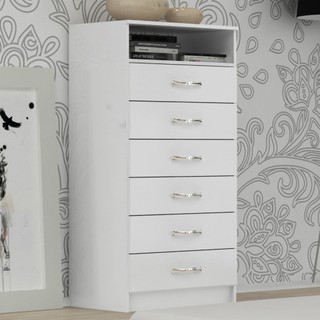 Cômoda 6 Gavetas 1 Nicho Maxi Evidência Móveis em Oferta na Shopee
