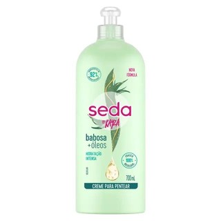 Creme para Pentear Seda By Rayza Babosa + Óleos 700ml em Oferta na Shopee