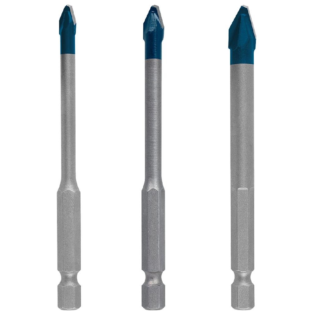 Jogo Kit Brocas Para Azulejo E Cerâmica 3 Peças Bosch - Home & Living