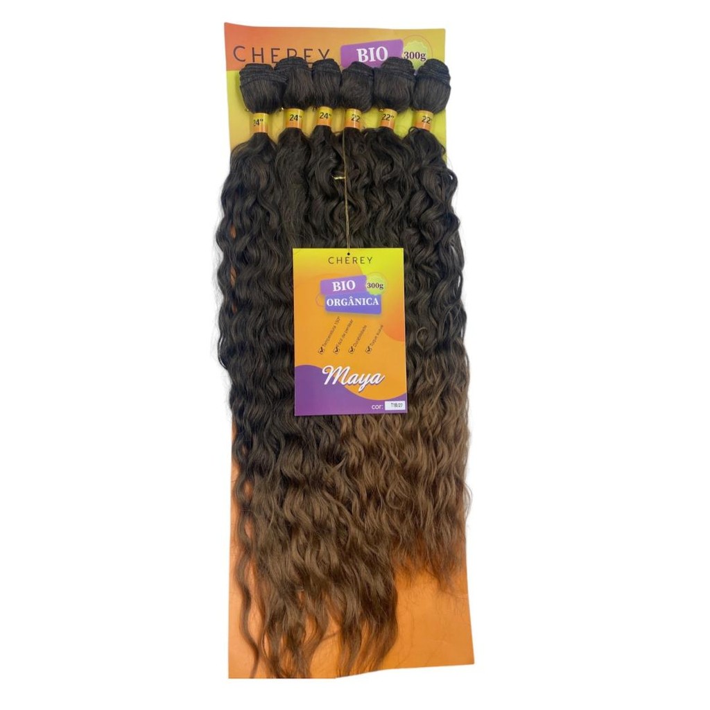 Cabelo Bio Orgânico Cacheado Maya cor T1B/27