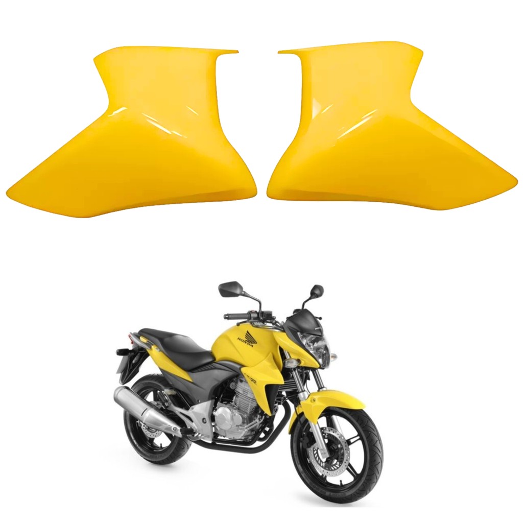 Par Aba Aleta Guia Ar Tanque Amarelo Topazio Honda Cb300r 2012 PARAMOTOS HONDA
