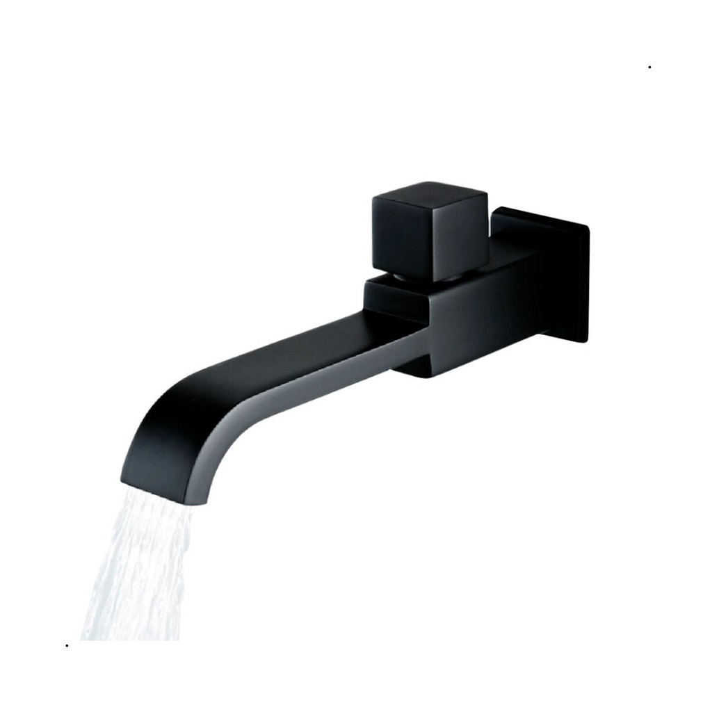 Torneira para Banheiro ou Tanque de Luxo Metal Preto Fosco