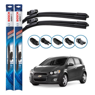 Par de Palhetas Limpador Parabrisa Multiclip Original Bosch Chevrolet Sonic 2012 A 2014 em Oferta na Shopee