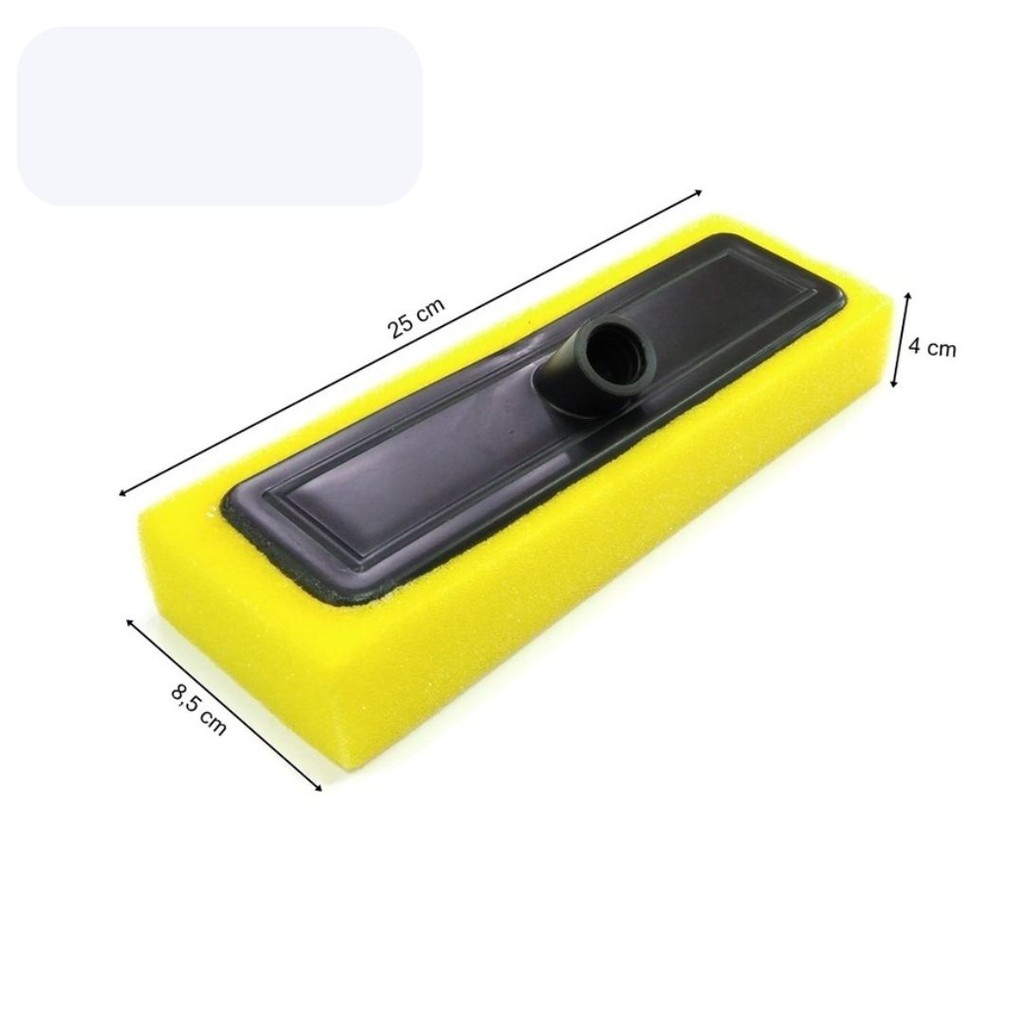 Rodo Passa Cera Espuma Macia Esponja Multiuso Para Piso Frio Madeira Sem Cabo - MP em Oferta na Shopee