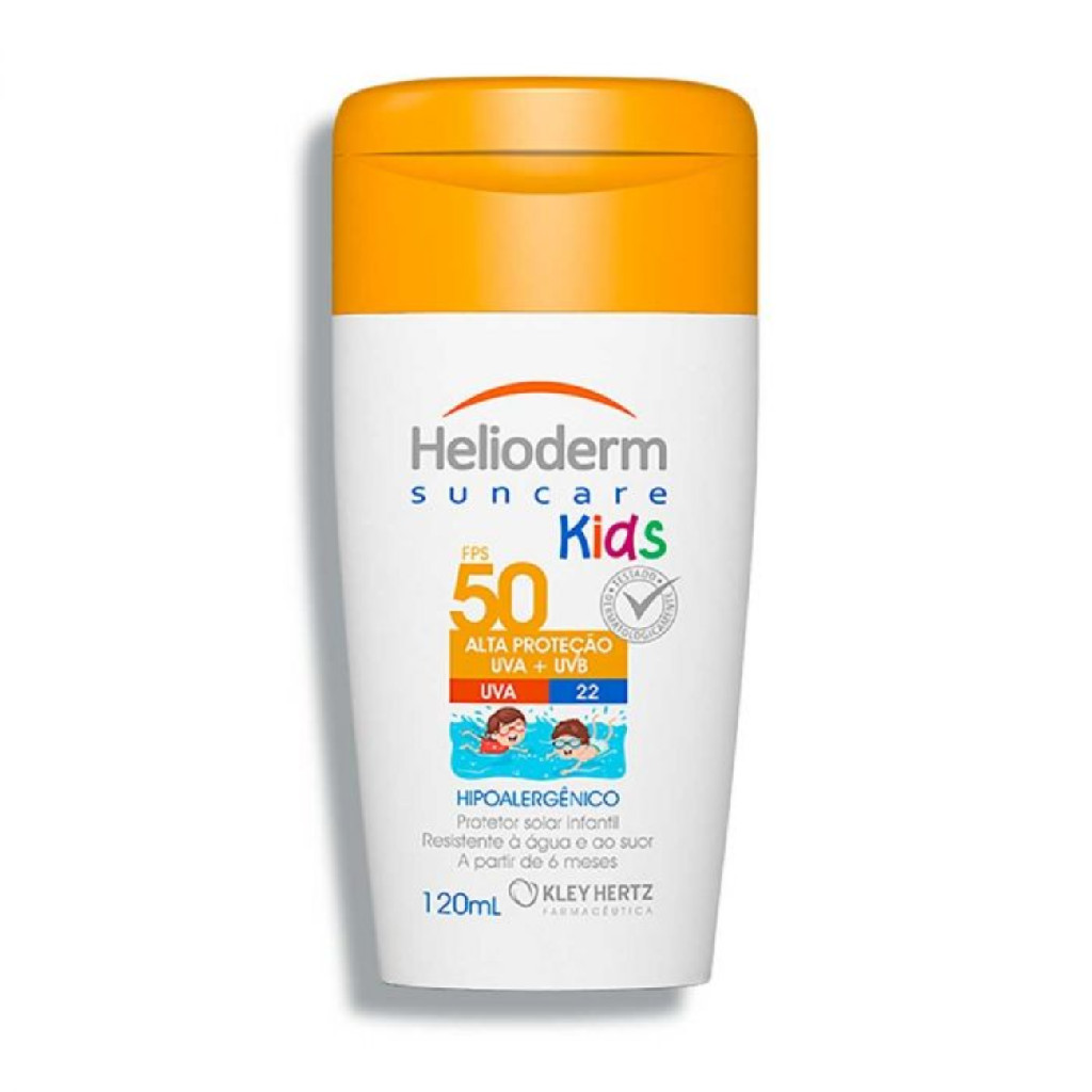 Protetor Solar Corporal Helioderm Suncare Kids Fps50 120g