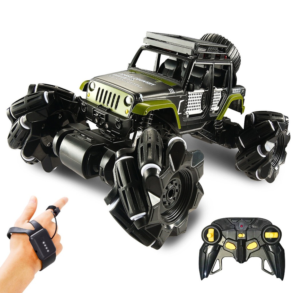 Carrinho de Controle Remoto 4x4 Gira 360 OffRoad Replay Kids em Oferta na Shopee