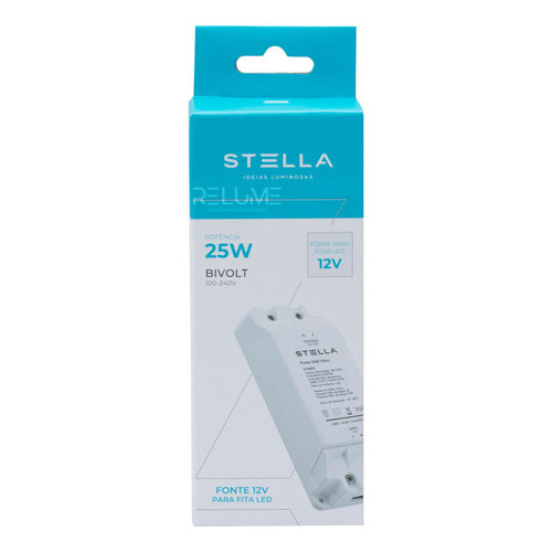 Fonte Profissional Para Led 12v 25w Ip 20 - Stella STH8891