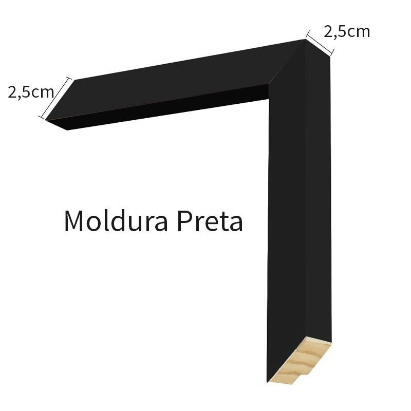 Quadro Lar Minimalista Moderno Decorativo A4 23x33cm — imagem 2 de 2