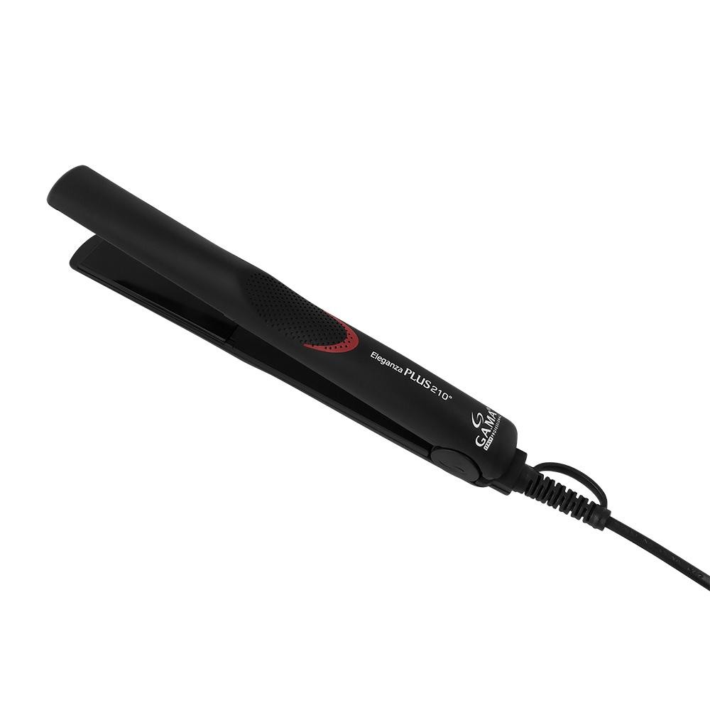 Prancha Alisadora Eleganza Plus Ceramic Íon GAMA ITALY 37W Preto Bivolt
