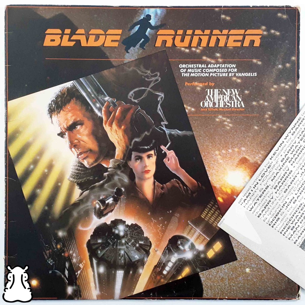 LP Trilha Sonora Blade Runner Disco de Vinil 1982 Leia - Hm