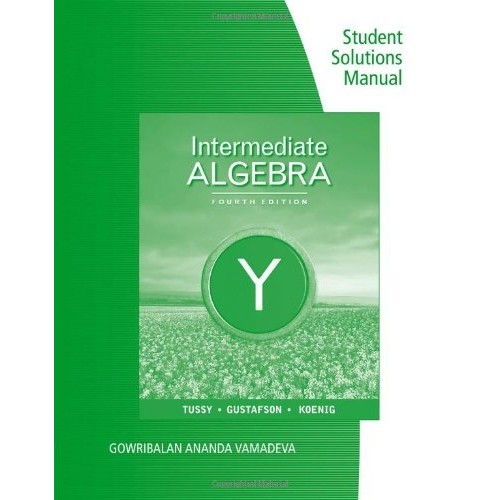 Intermediate Algebra - Student Solutions Manual autor Vários Autores