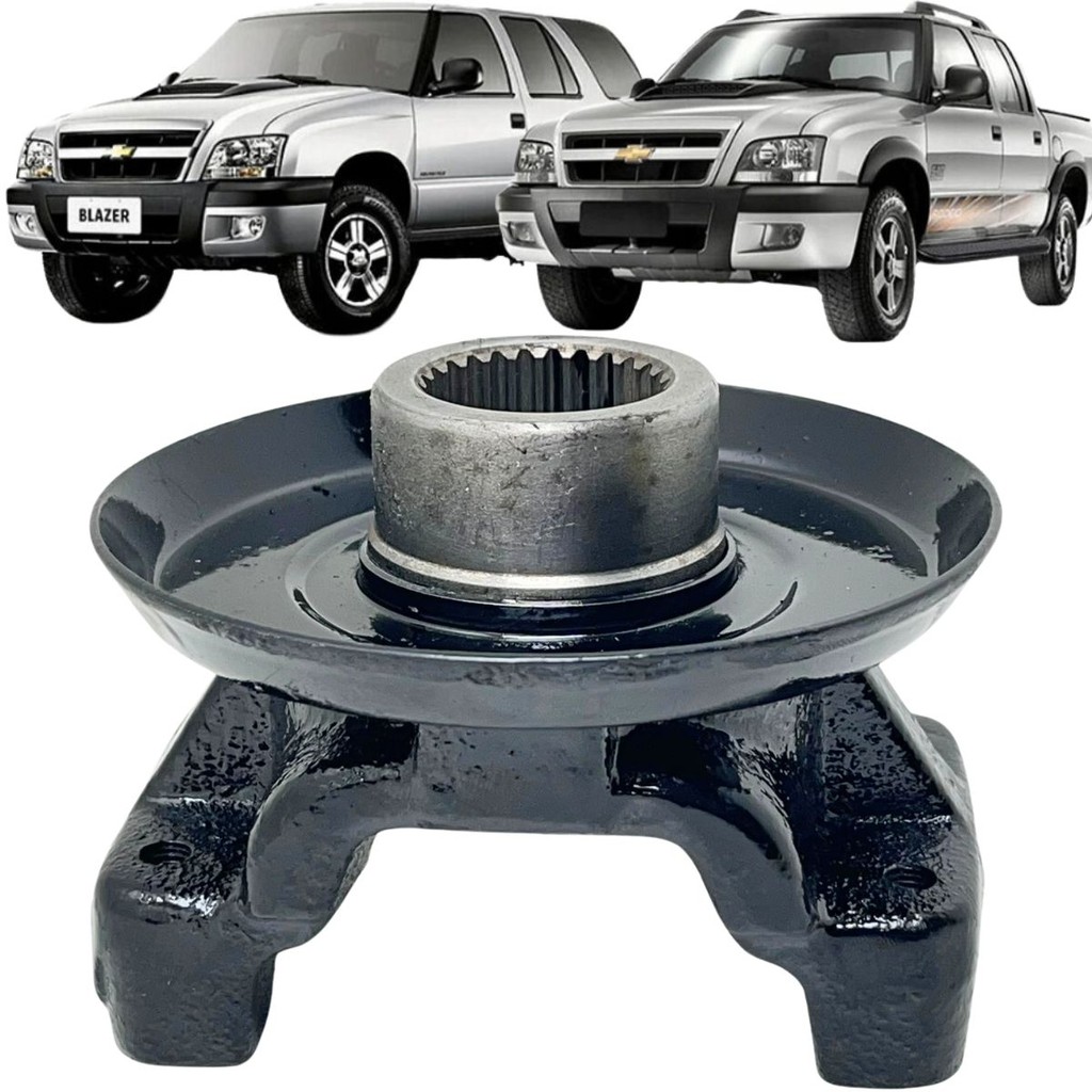 FLANGE LUVA DO PINHÃO DIFERENCIAL TRASEIRO SPICER DANA 44 S10 BLAZER G1 2.2 2.4 2.5 4.3 4X2 1995 A 2005 (26 DENTES)