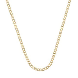 COLAR ELOS KELLY FOLHEADO A OURO 18K