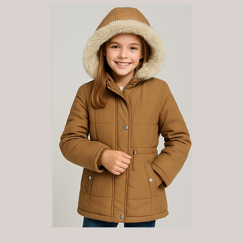 Jaqueta Infantil Feminina Parka Juvenil Blusa em Oferta na Shopee