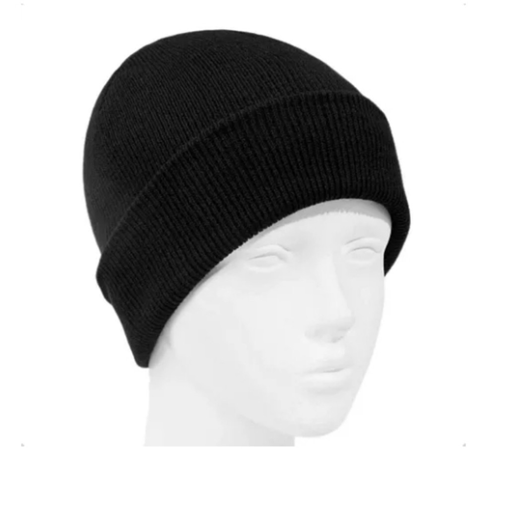 Touca de Lã Forrada Masculino Adulto Toca Gorro Toucas Frio Inverno Boina Juvenil Preto em Oferta na Shopee