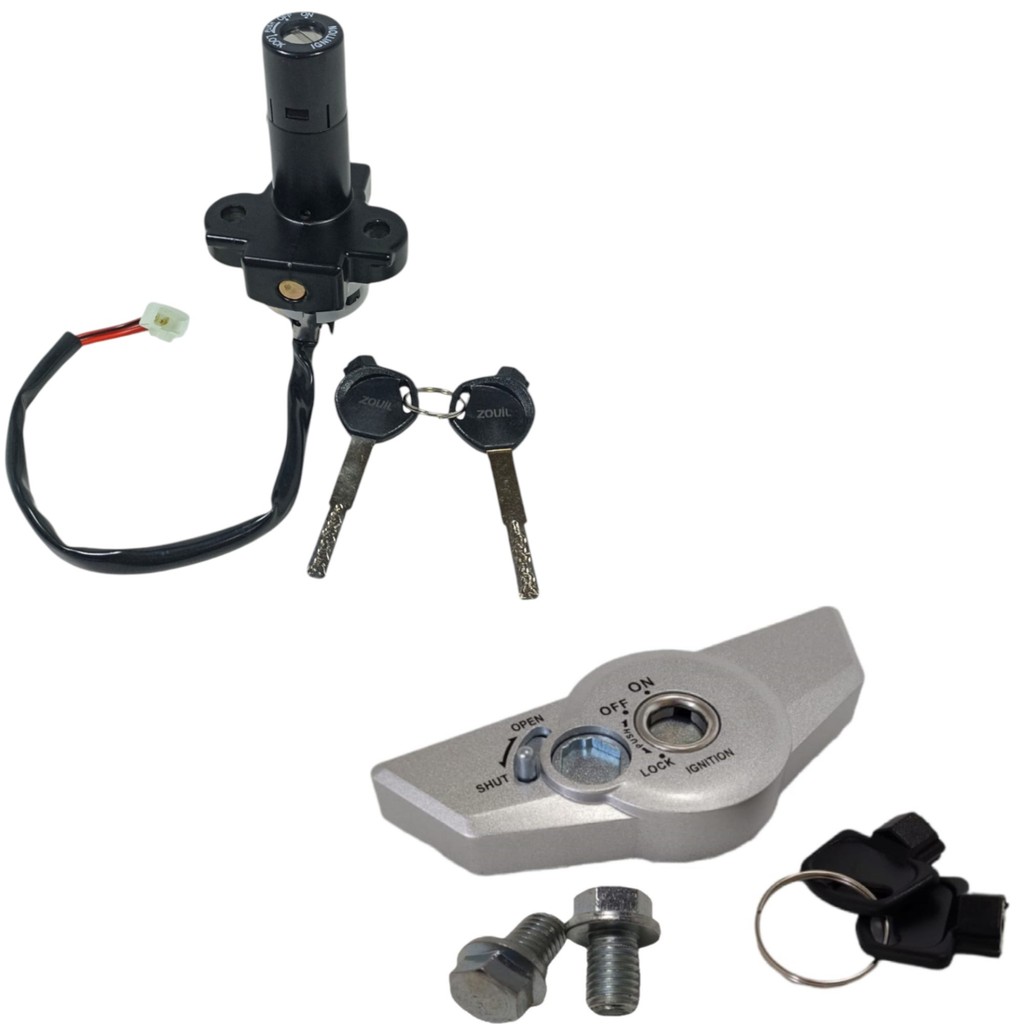 Kit Chave Ignição Com Bloqueador Cg 150 Titan 2004 2005 2006 2007 2008 (Anti Furto)