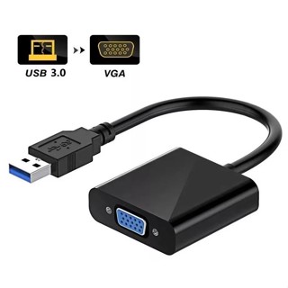 Cabo Adaptador Conversor Usb Para Vga Monitor - Usb 3.0 em Oferta na Shopee