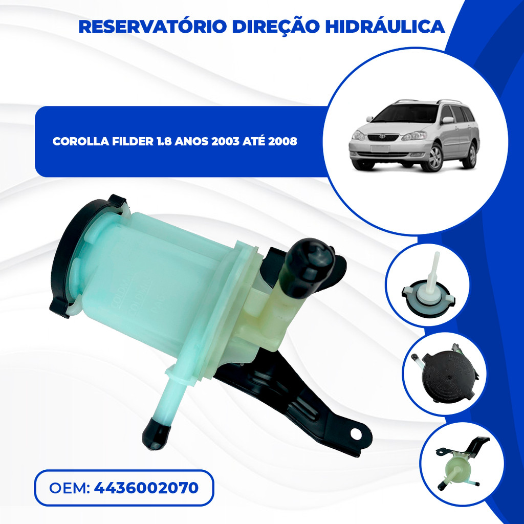 Reservatório Bomba Direção Hidráulica Corolla Fielder 2003 2004 2005 2006 2007 2008