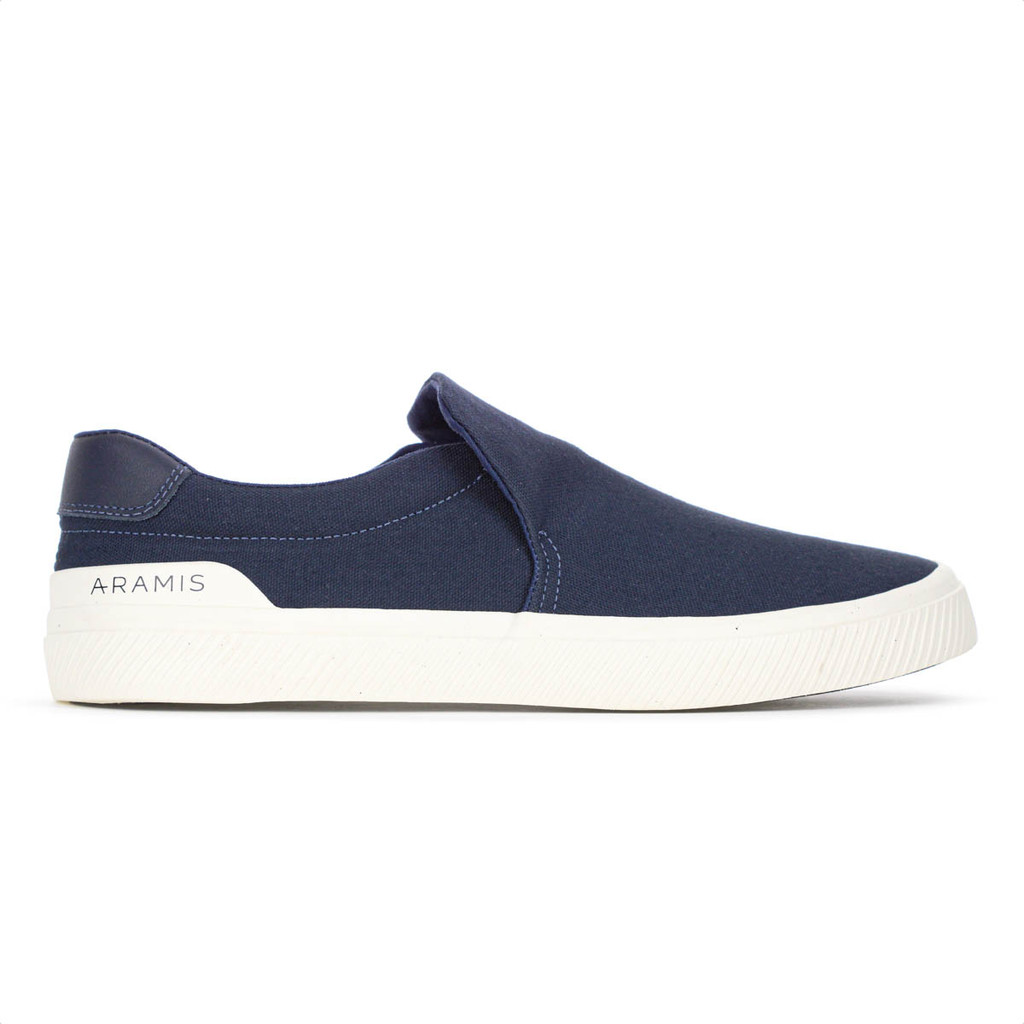 Tênis Aramis Daily Slip Canvas Azul Escuro - Masculino em Oferta na Shopee